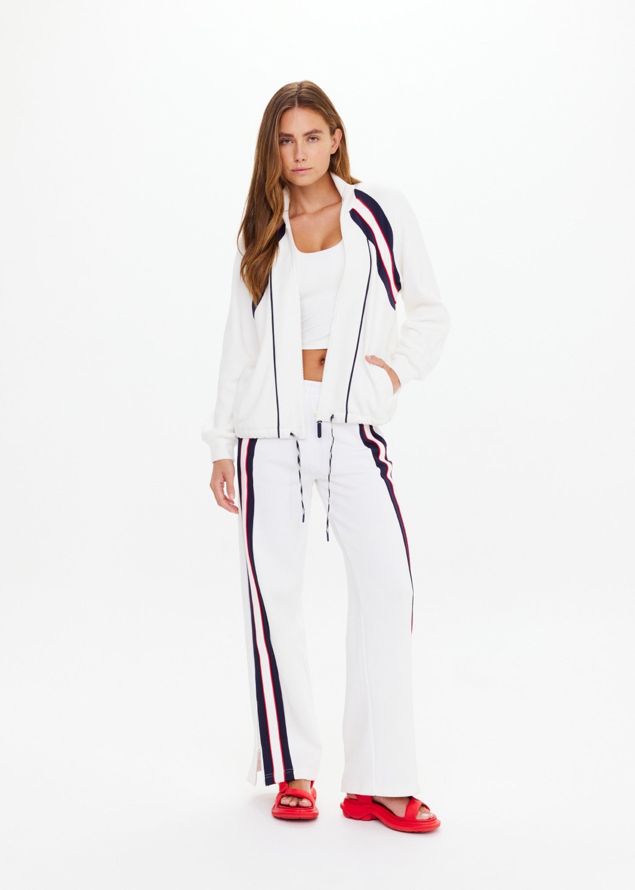 THE UPSIDE PACIFIC MORGAN ZIP UP JACKET